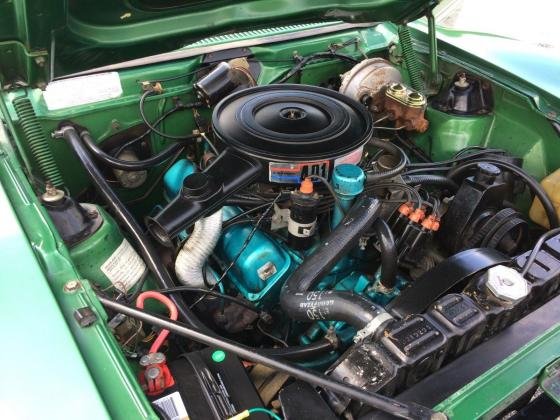1973 AMC Javlin Automatic Coupe 401 Engine