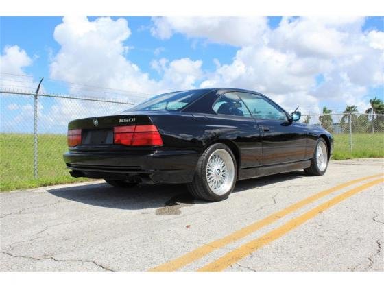 1991 BMW 8 Series 850i Jet Black