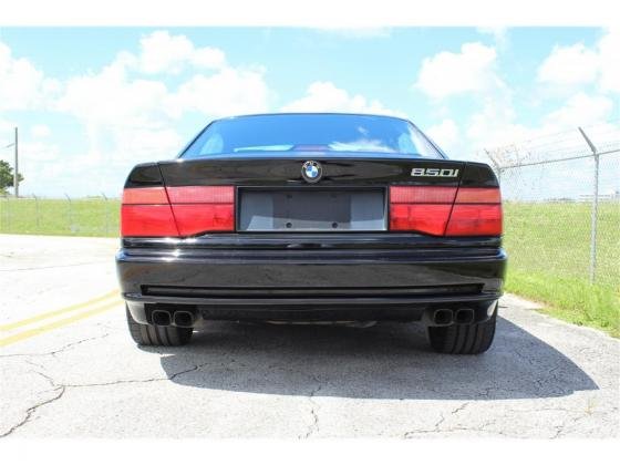 1991 BMW 8 Series 850i Jet Black