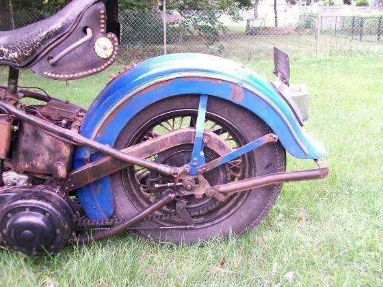 1947 Harley-Davidson Knucklehead Blue