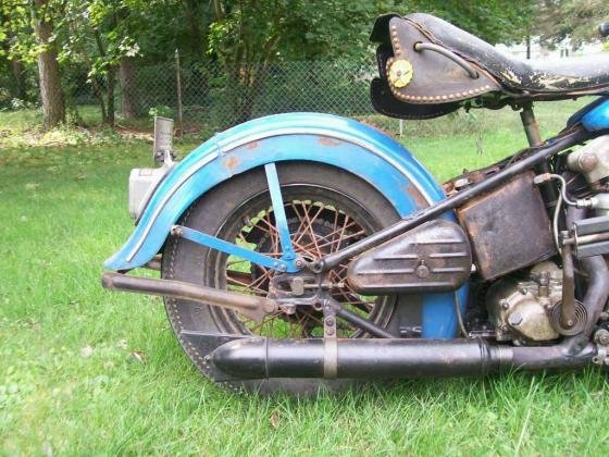 1947 Harley-Davidson Knucklehead Blue