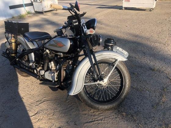 1934 Harley-Davidson VLD Police Bike