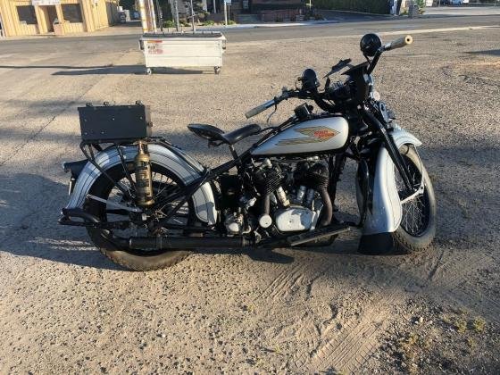 1934 Harley-Davidson VLD Police Bike