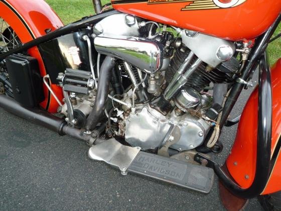 1938 Harley-Davidson EL Knucklehead Red