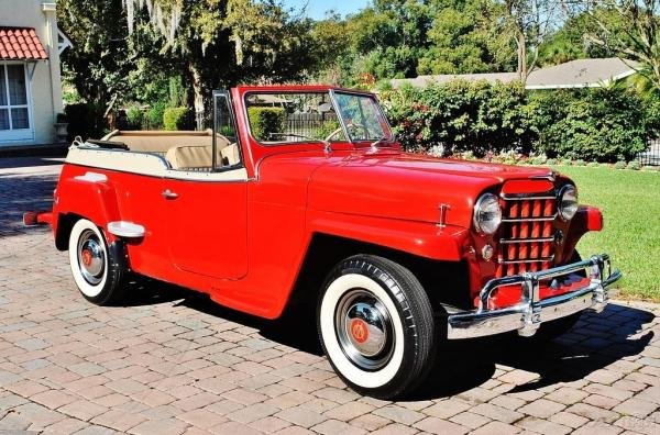 1950 Willys Jeepster Convertible Manual