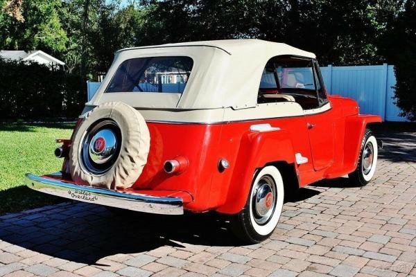 1950 Willys Jeepster Convertible Manual