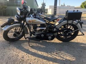 1934 Harley-Davidson VLD Police Bike