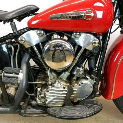 1947 Harley-Davidson FL Knucklehead Matching Numbers