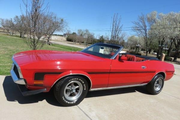 Cars - 1972 Ford Mustang Convertible w351 Power Top 2 Axle