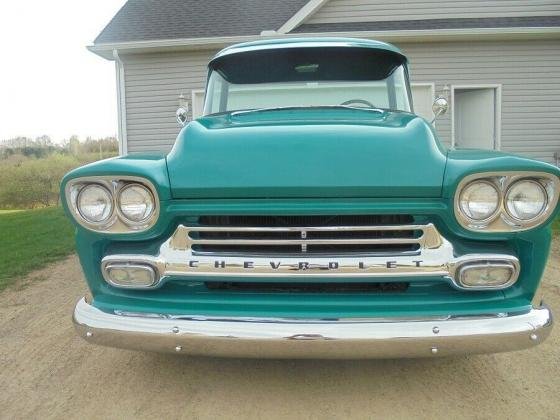 1958 Chevrolet Apache Fleetside Pickup Truck 350