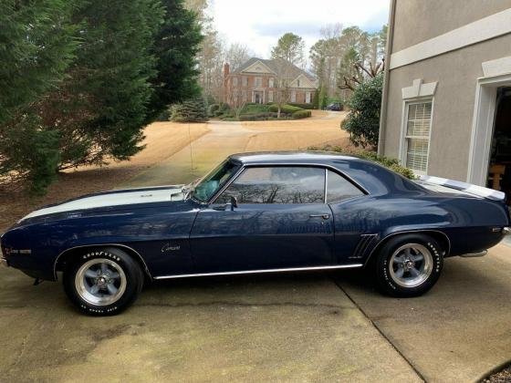 1969 Chevrolet Camaro Original X33 Z28