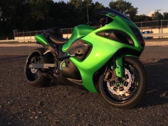 2008 Suzuki Hayabusa Turbo Custom Energy Green