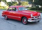 1951 Ford Deluxe Tudor Red Beauty