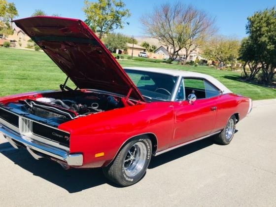 1969 Dodge Charger R/T SE Factory Sunroof M51