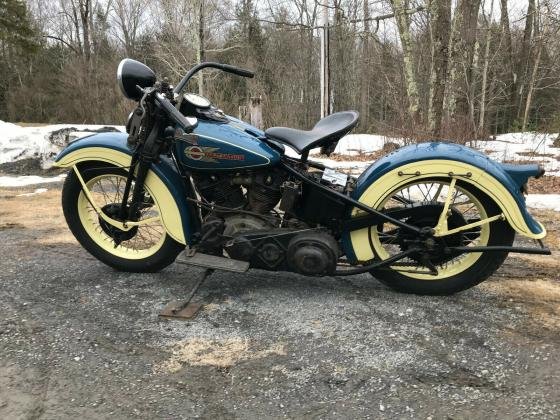 1936 Harley-Davidson EL Knucklehead Original Vintage