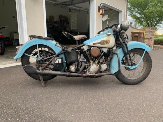 1939 Harley-Davidson EL Knucklehead Numbers Match