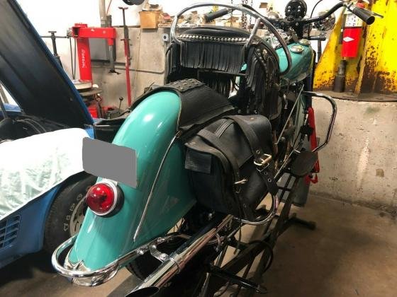 1941 Indian Chief Restored Teal