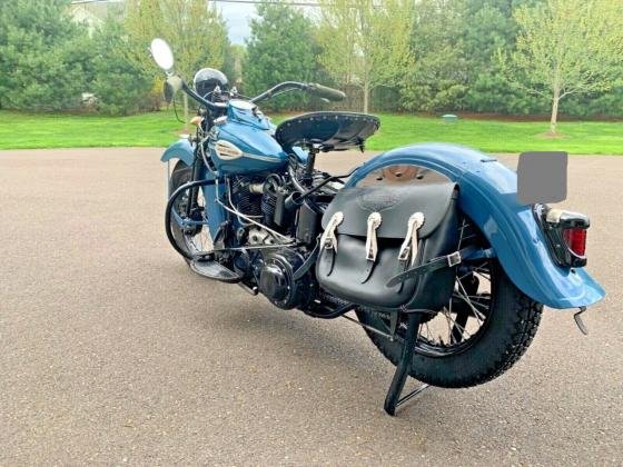 1942 Harley-Davidson FL KNUCKLEHEAD Blue 1200