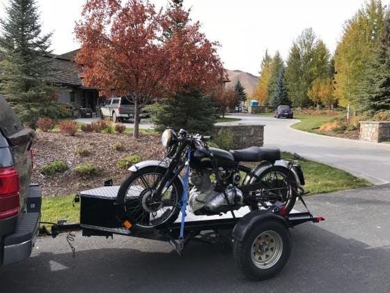 1951 Vincent Comet Touring Original Condition