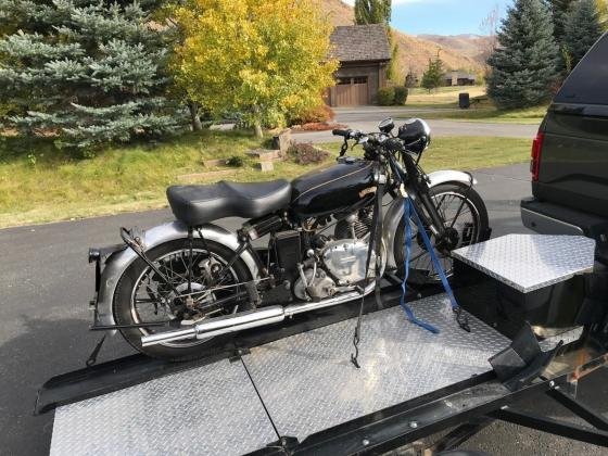 1951 Vincent Comet Touring Original Condition