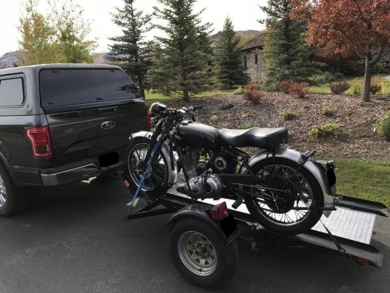 1951 Vincent Comet Touring Original Condition