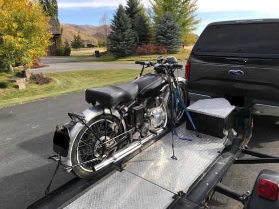 1951 Vincent Comet Touring Original Condition