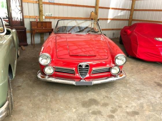 1963 Alfa Romeo 106 Series Roadster 2600 Convertible