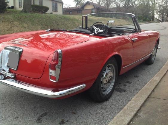 1963 Alfa Romeo 106 Series Roadster 2600 Convertible