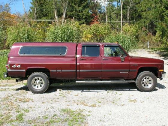 1986 Chevrolet  3500 Silverado Crew Cab 4X4 6.2L Diesel