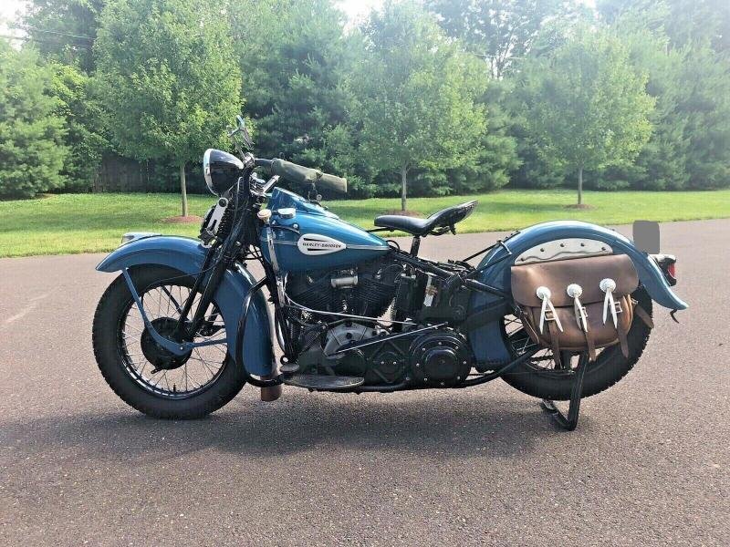 Motorcycles 1942 Harley Davidson FL KNUCKLEHEAD Military 