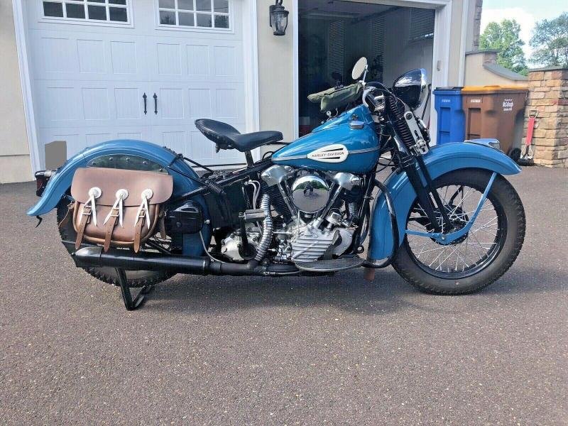 Motorcycles 1942 Harley Davidson FL KNUCKLEHEAD Military 