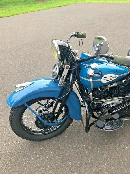 Motorcycles 1942 Harley Davidson FL KNUCKLEHEAD Military 