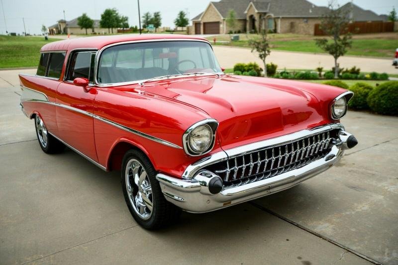 Cars - 1957 Chevrolet Nomad Bel Air Stunning GM Flame Wagon