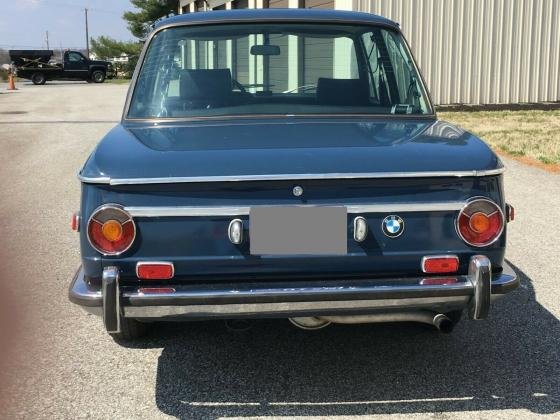 1973 BMW 2002 Roundie Coupe Sunroof-Riviera Blue