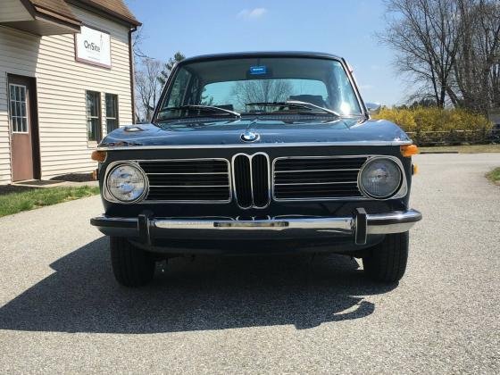 1973 BMW 2002 Roundie Coupe Sunroof-Riviera Blue