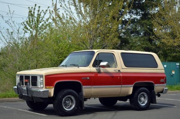 1987 GMC Jimmy Sierra 4WD Original Zero Rust