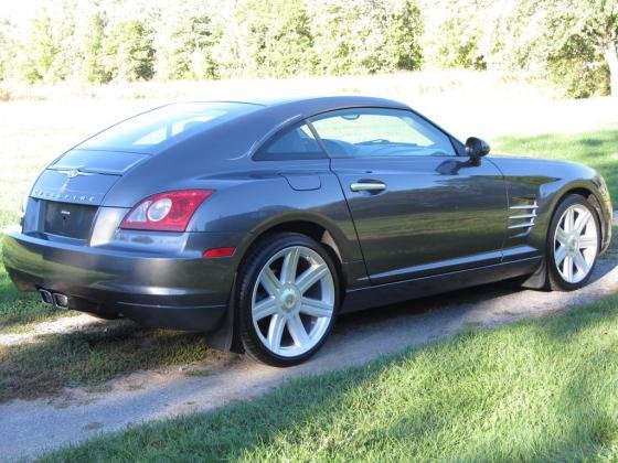 2004 Chrysler Crossfire Coupe Red Leather