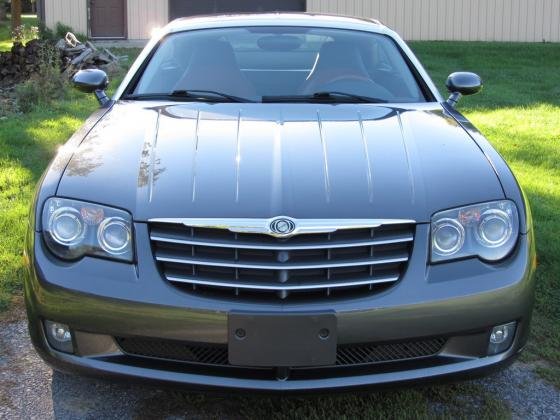 2004 Chrysler Crossfire Coupe Red Leather