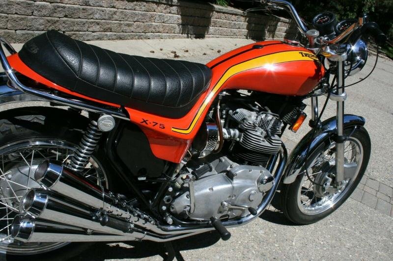 Motorcycles - 1973 Triumph X75 Hurricane Low low miles