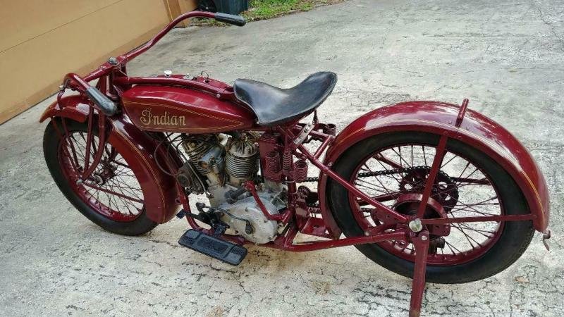 Motorcycles - 1926 Indian CHIEF Original Engine 74 CI