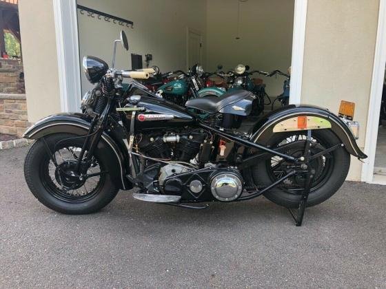 Motorcycles - 1947 Harley-davidson Fl Knucklehead 1200 Cc