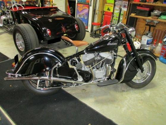 1951 Indian Chief Blackhawk Original Excellent Condition