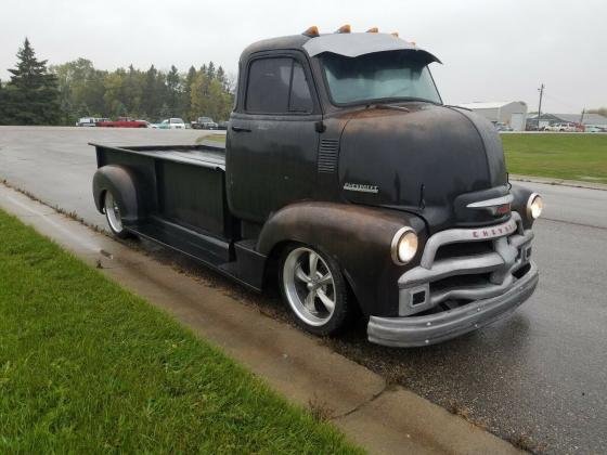 1954 Chevrolet 5 Window COE Cabover Custom Pickup Truck V8