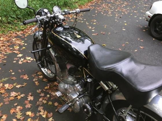 1954 Vincent Rapide Numbers-Matching Black Edition