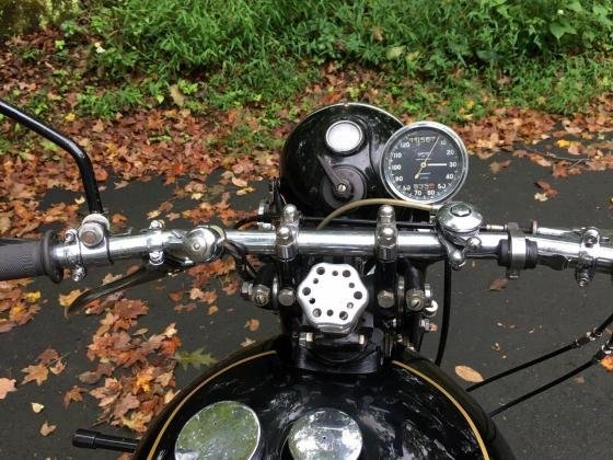 1954 Vincent Rapide Numbers-Matching Black Edition