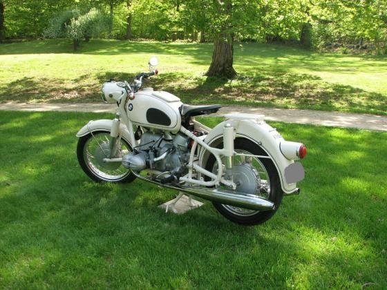 1965 BMW R-Series R69S Dover White Vintage Touring