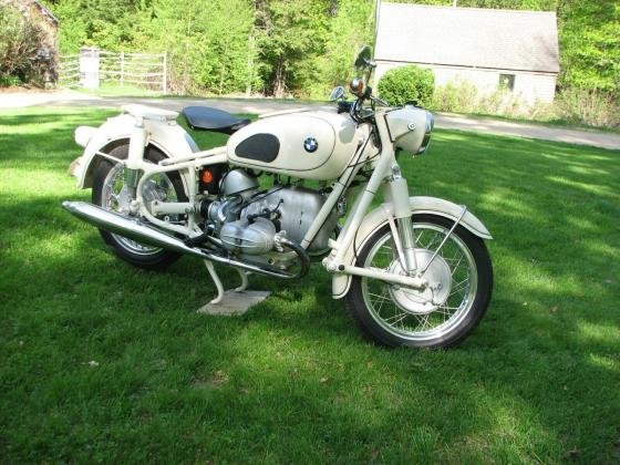 1965 BMW R-Series R69S Dover White Vintage Touring