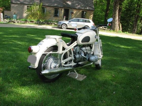 1965 BMW R-Series R69S Dover White Vintage Touring