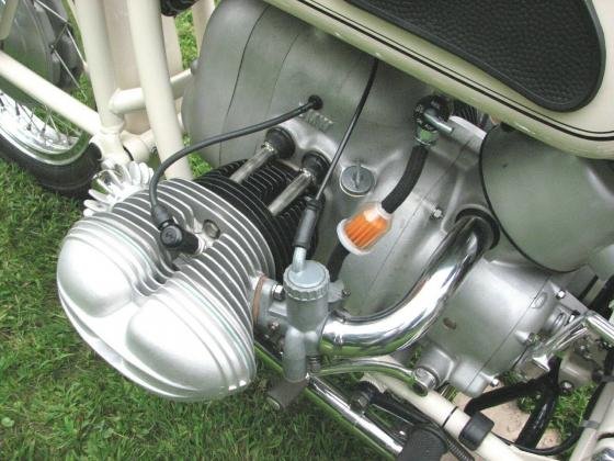 1965 BMW R-Series R69S Dover White Vintage Touring