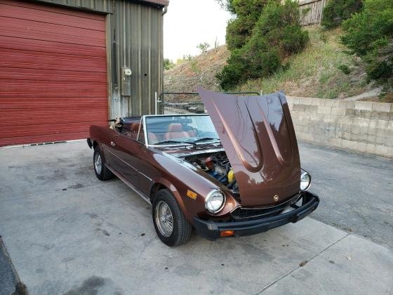 1979 Fiat 124 Spider Convertible Automatic 2.0